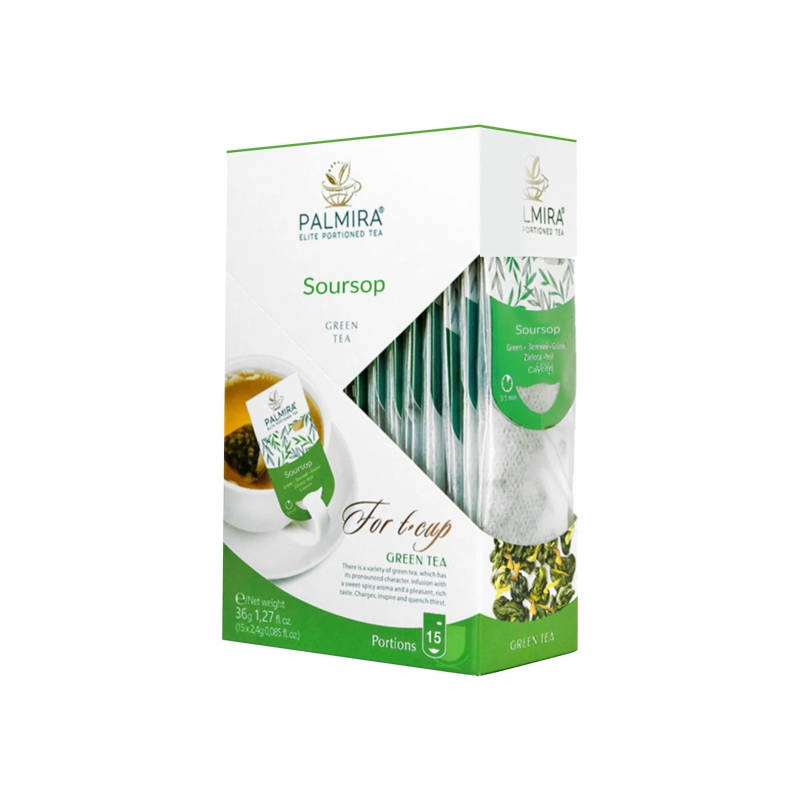 Luksusowa Herbata Palmira – Soursop w saszetkach do filiżanek