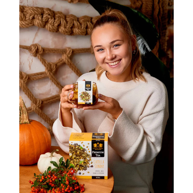 Herbata liściasta w saszetkach Premium Tea Camilla Sunday 25 szt.