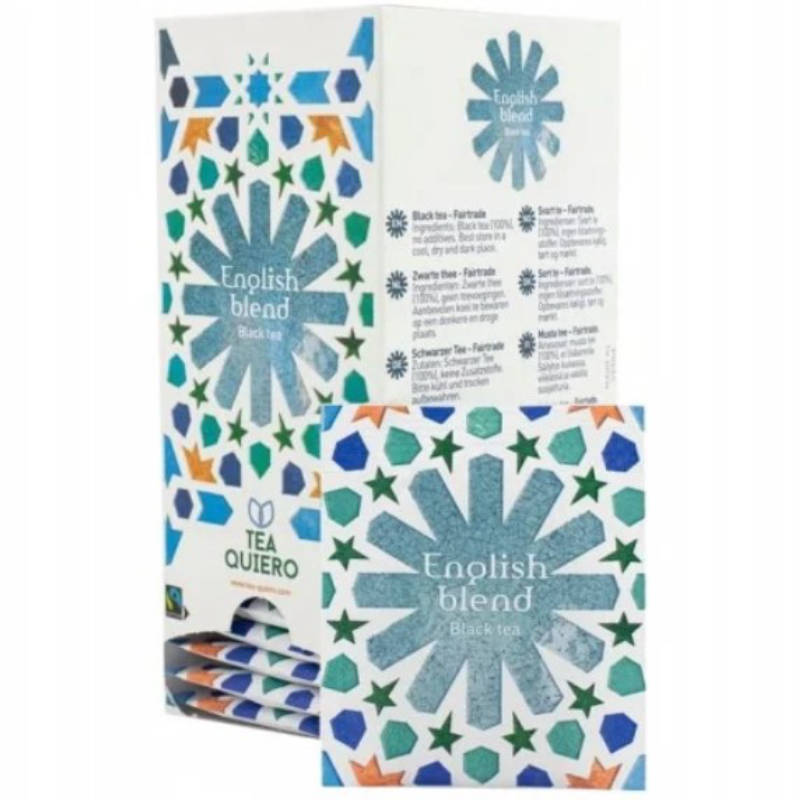 Herbata Premium Tea Quiero Czarna Śniadaniowa English Breakfast Blend - Certyfikat Fair Trade
