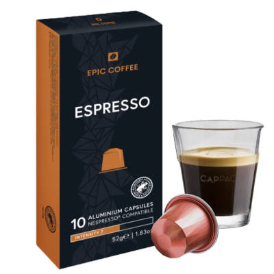 Kapsułki Epic Coffee Espresso 10 szt. do Nespresso®